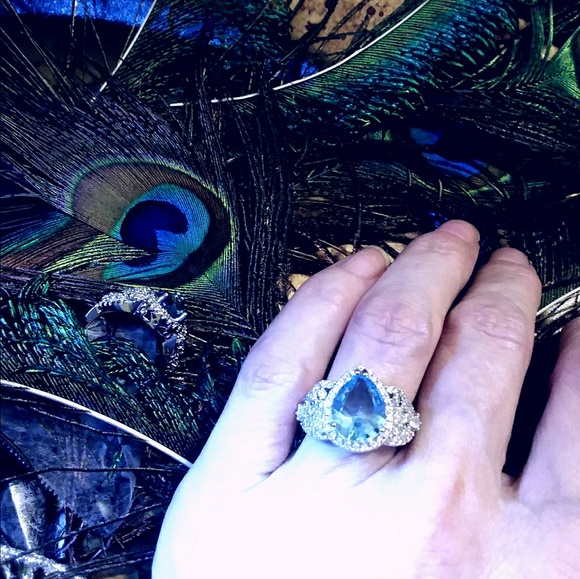 💎LT, BLUE TOPAZ Ring SPECIAL!!!💎Sz 8 - Picture 8 of 8